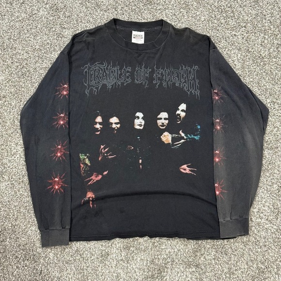 Tultex Other - Vintage 1999 Cradle of Filth Death No Strings Attached Long Sleeve Shirt Mens XL